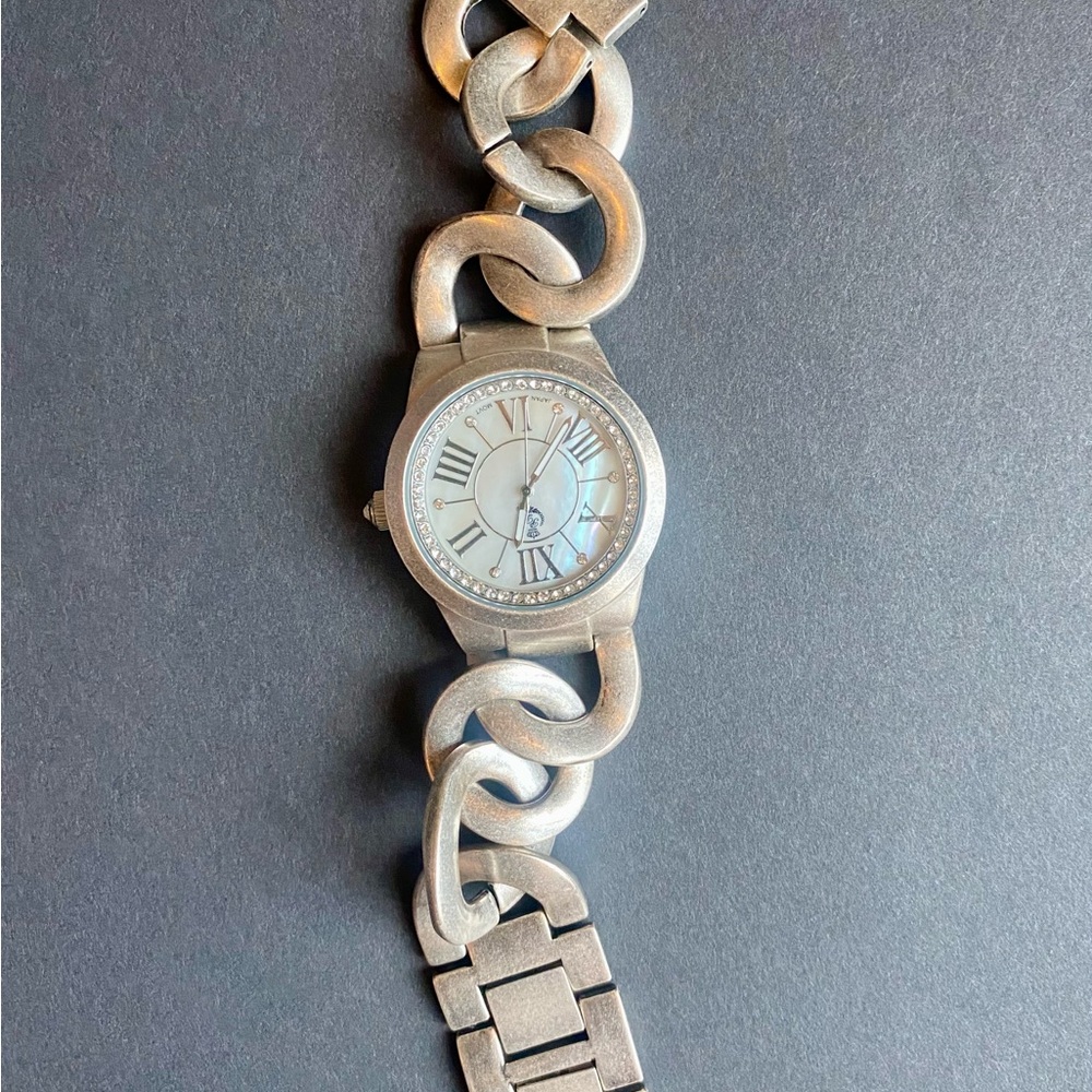 Premier Designs Ladies Watch – Chunky Silver Tone – Style 9429A